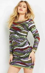 7 of 9 Jovani 1245 Dress Multi