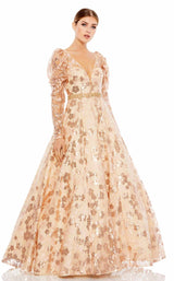 1 of 3 Mac Duggal 12458 Dress Gold