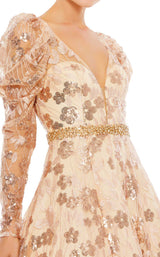 3 of 3 Mac Duggal 12458 Dress Gold