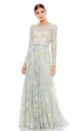 1 of 3 Mac Duggal 12460 Dress Platinum