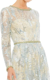 3 of 3 Mac Duggal 12460 Dress Platinum