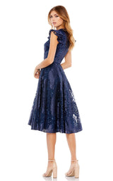 2 of 3 Mac Duggal 12467 Dress Navy