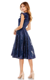 2 of 3 Mac Duggal 12467D Dress Navy
