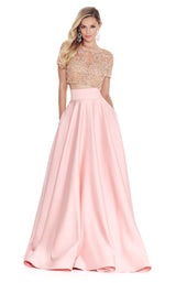 2 of 8 Ashley Lauren 1251 Dress Blush