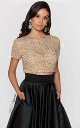 8 of 8 Ashley Lauren 1251 Dress Black