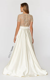 7 of 8 Ashley Lauren 1251 Dress Ivory