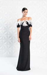 3 of 10 Daymor 1257 Dress Black-White
