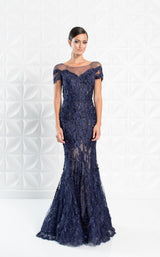 1 of 7 Daymor 1274 Dress Navy
