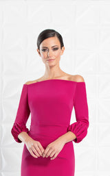 9 of 10 Daymor 1281 Dress Fuchsia