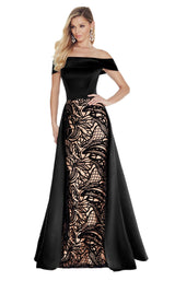 1 of 2 Ashley Lauren 1290 Dress Black