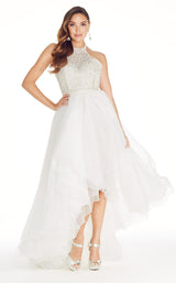 1 of 2 Ashley Lauren 1291 Dress White