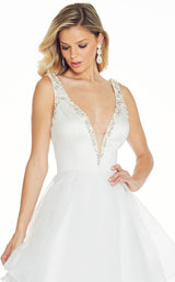 3 of 3 Ashley Lauren 1292 Dress Ivory