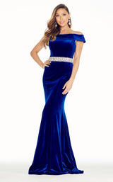 1 of 3 Ashley Lauren 1303 Dress Royal