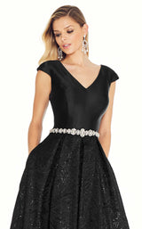 5 of 6 Ashley Lauren 1306 Dress Black