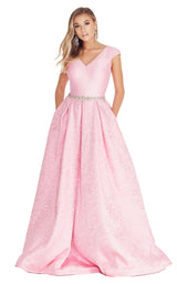 2 of 6 Ashley Lauren 1306 Dress Pink