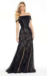 1 of 2 Ashley Lauren 1312 Dress Black