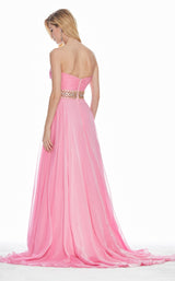 3 of 5 Ashley Lauren 1324 Dress Pink-Two-Tone