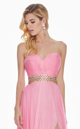 5 of 5 Ashley Lauren 1324 Dress Pink-Two-Tone