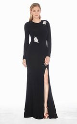 1 of 3 Ashley Lauren 1331 Dress Black