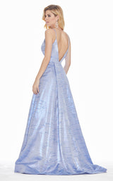 4 of 7 Ashley Lauren 1336 Dress Blue