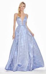 3 of 7 Ashley Lauren 1336 Dress Blue