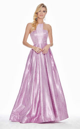 3 of 7 Ashley Lauren 1339 Dress Blue