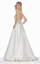 3 of 3 Ashley Lauren 1340 Dress Ivory