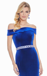 4 of 4 Ashley Lauren 1342 Dress Royal