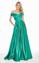 1 of 11 Ashley Lauren 1343 Dress Emerald