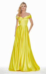 3 of 11 Ashley Lauren 1343 Dress Yellow