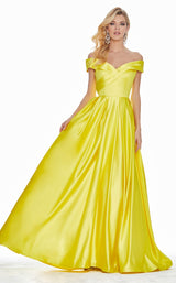 6 of 11 Ashley Lauren 1343 Dress Yellow