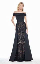 1 of 3 Ashley Lauren 1347 Dress Black