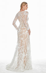 3 of 4 Ashley Lauren 1349 Dress White-Nude