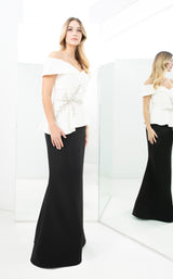 5 of 7 Daymor 1350 Dress Black-White