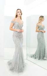 3 of 4 Daymor 1358 Dress Silver