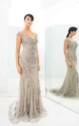 1 of 4 Daymor 1358 Dress Taupe