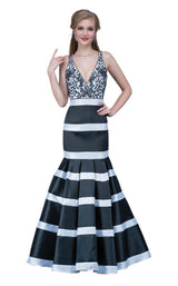 1 of 2 Nina Canacci 1359 Black/White