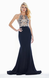 1 of 3 Ashley Lauren 1362 Dress Black