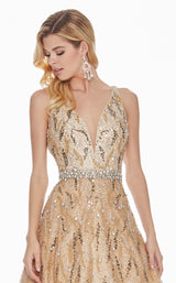 4 of 4 Ashley Lauren 1364 Dress Multi