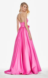 4 of 7 Ashley Lauren 1367 Dress Fuchsia