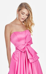 7 of 7 Ashley Lauren 1367 Dress Fuchsia