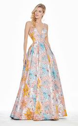 1 of 6 Ashley Lauren 1369 Dress Multi