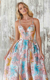 6 of 6 Ashley Lauren 1369 Dress Multi