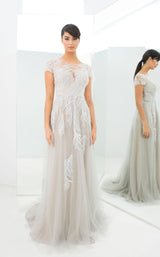 3 of 5 Daymor 1372 Dress Silver-Taupe