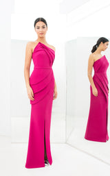 5 of 7 Daymor 1381 Dress Fuchsia