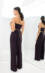 7 of 7 Daymor 1382 Jumpsuit Aubergine