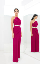 4 of 7 Daymor 1382 Jumpsuit Cranberry