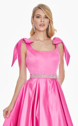 6 of 6 Ashley Lauren 1383 Dress Fuchsia