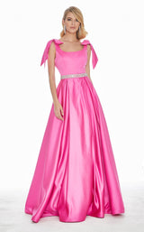 3 of 6 Ashley Lauren 1383 Dress Fuchsia