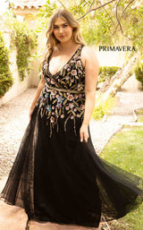 3 of 4 Primavera Couture 14006 Black Multi